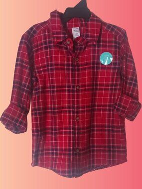 NWT Toddler Plaid Shirt – 4T